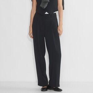 Aritzia Wilfred Black Descend Pants